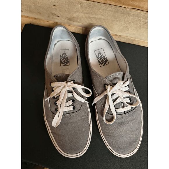 VANS Gray & White Men's Shoes / Sneakers US Size 11 Off the Wall - Picture 6 of 6
